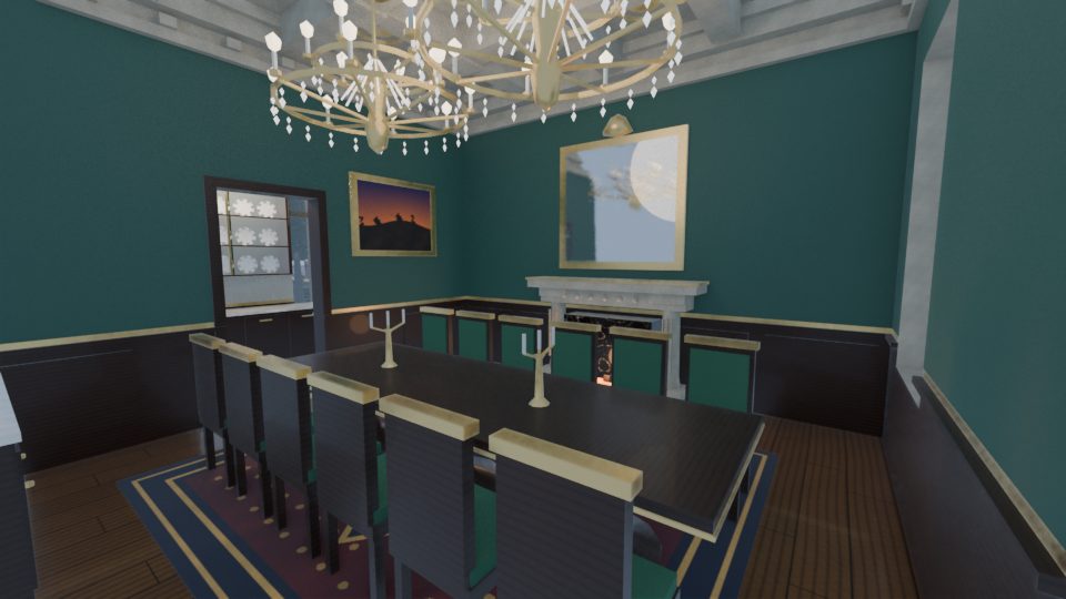 Formal dining room