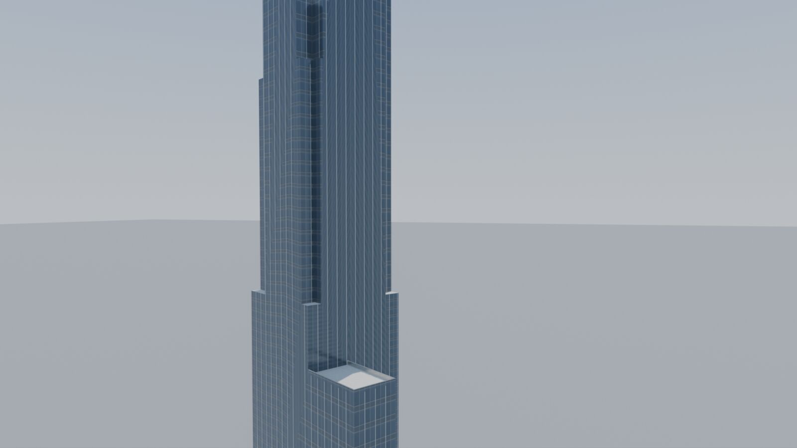 Tower base, render