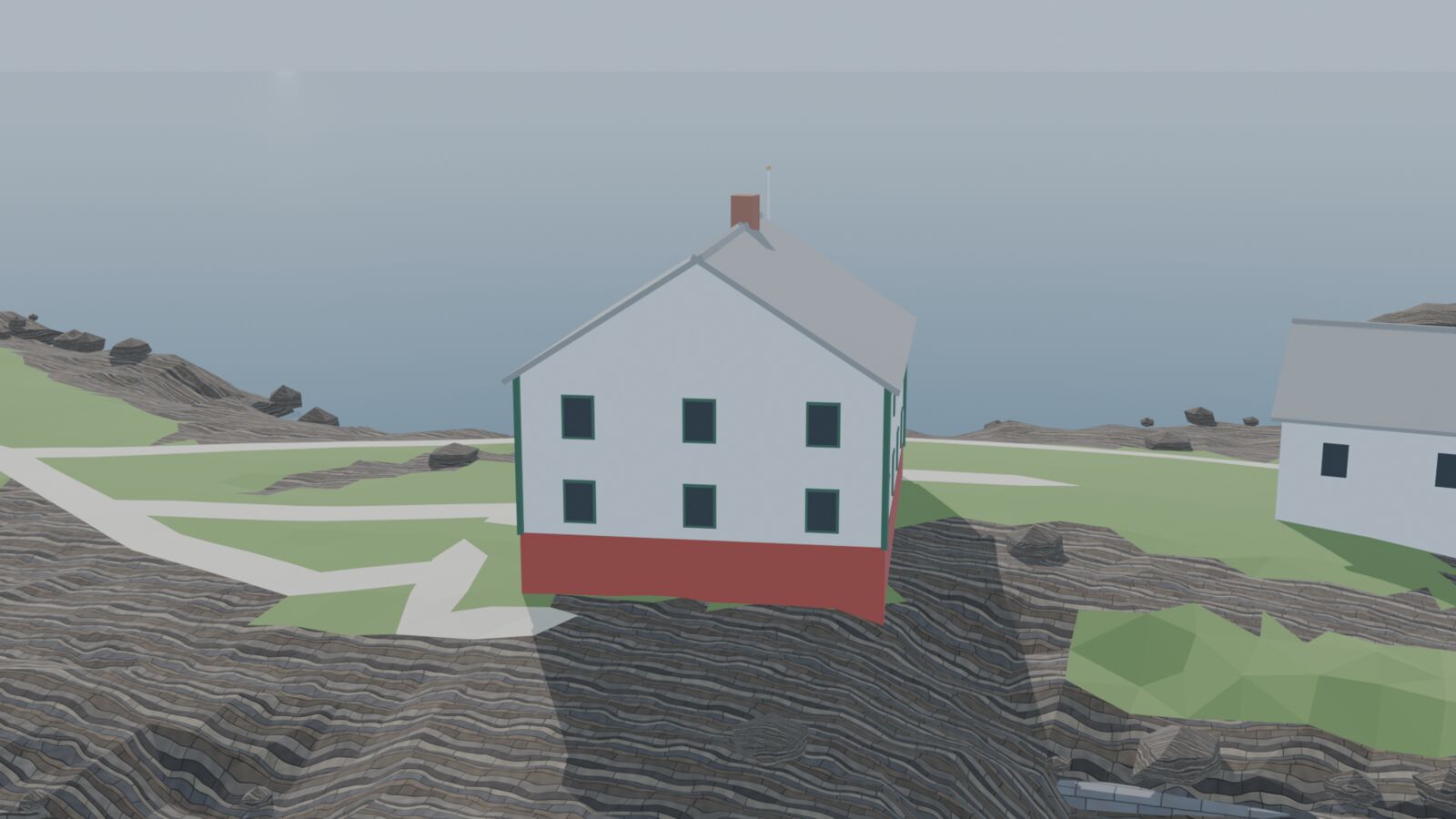 Keeper's house, render