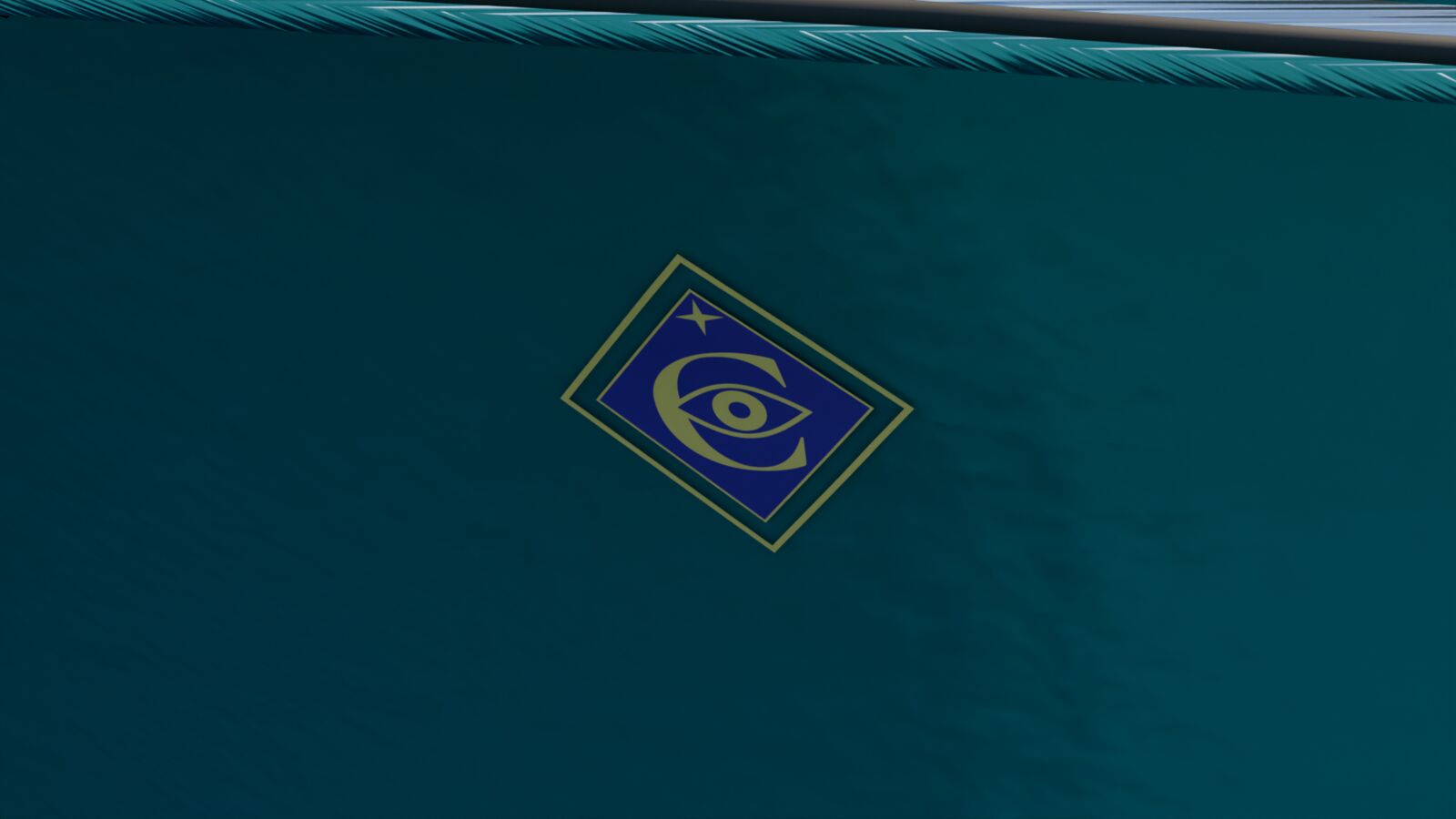 Eye Crest on the bow, render